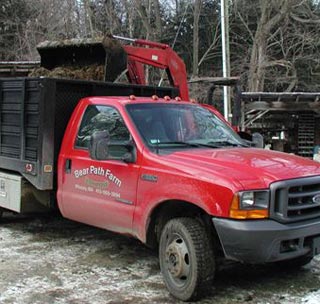 manure being loaded into BPF truck